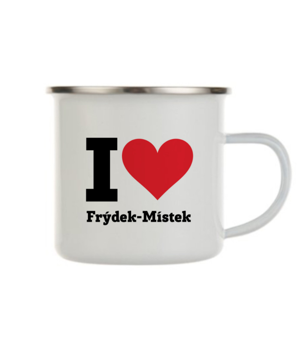 Plecháček bílý - I love Frýdek-Místek