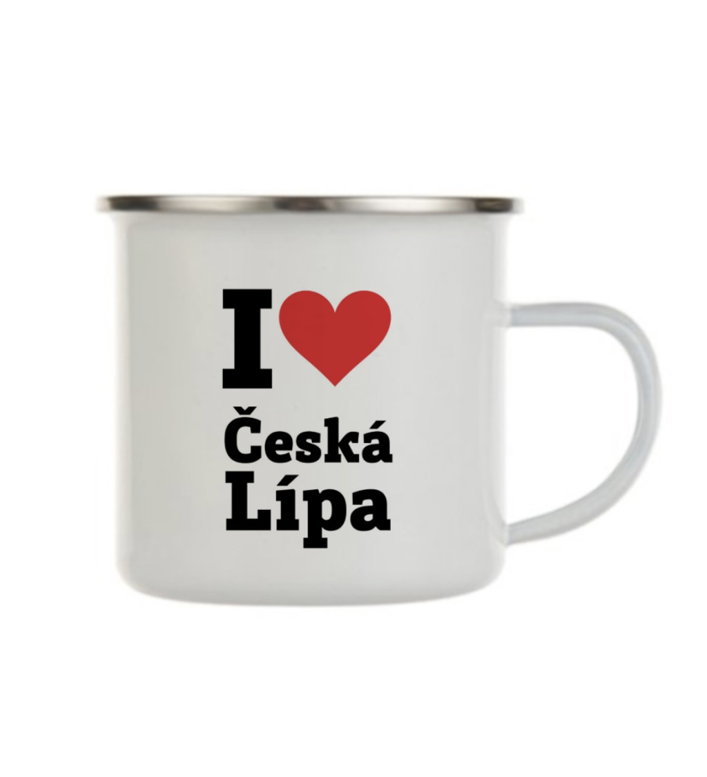 Plecháček bílý - I love Česká Lípa