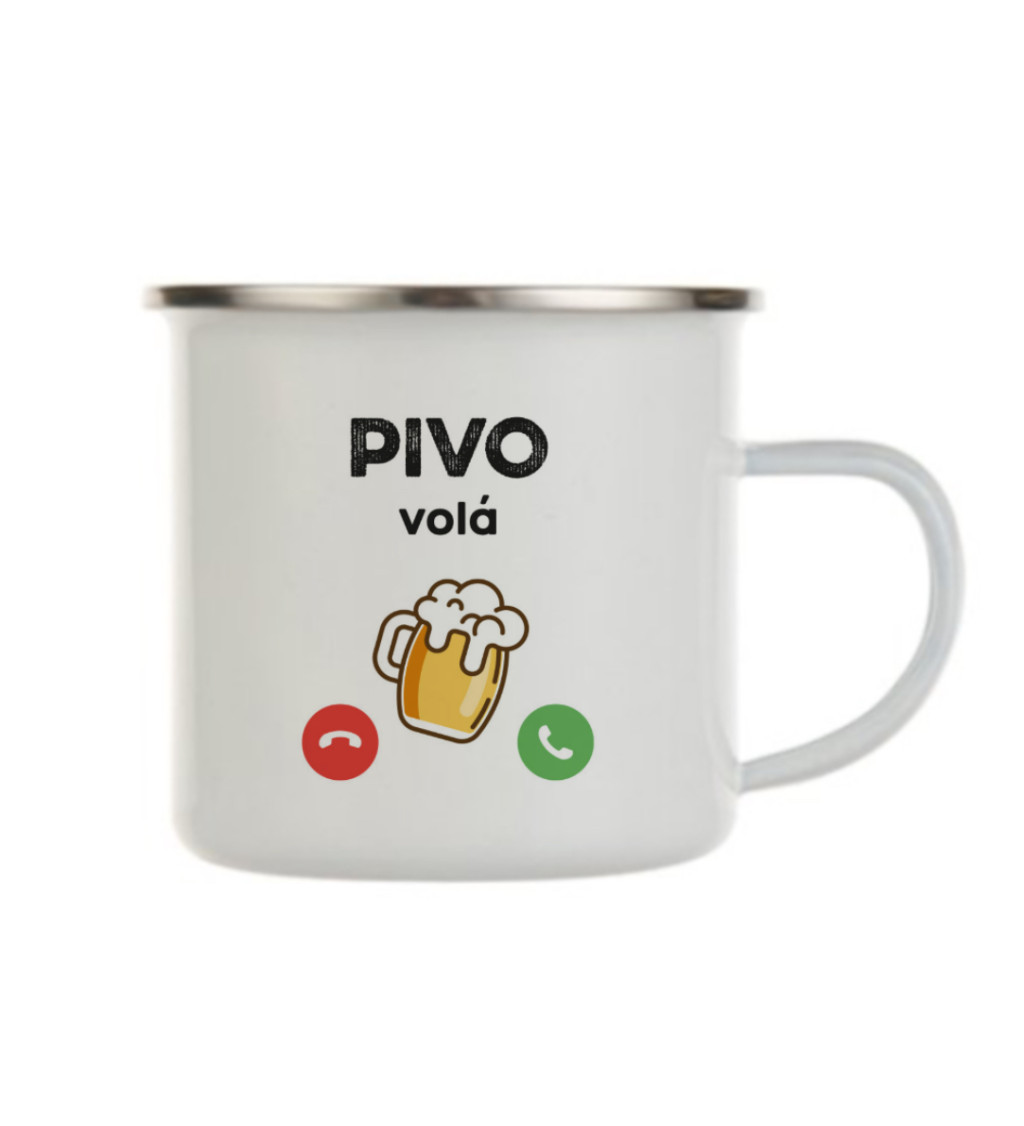 Plecháček bílý - Pivo volá