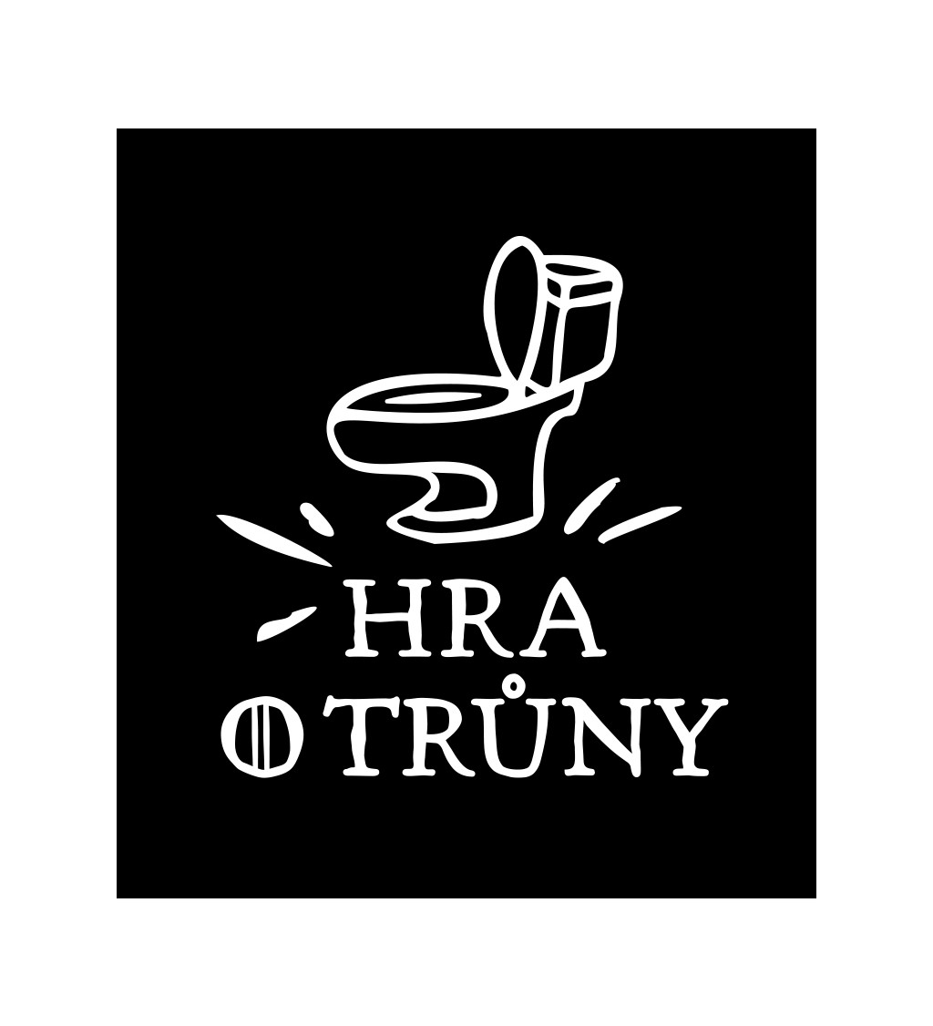 Pánské tričko černé - Hra o trůny