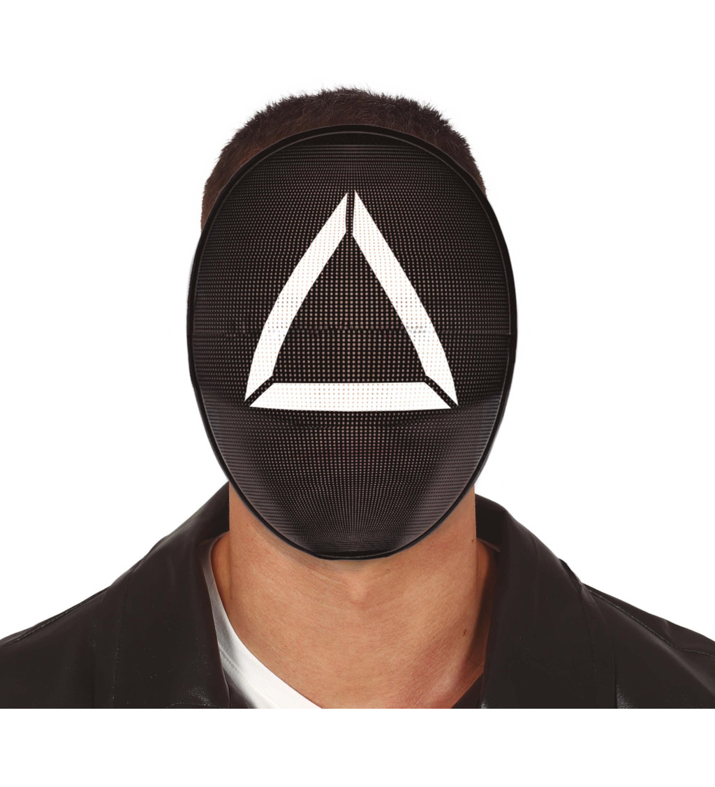 Maska hráč trojúhelník