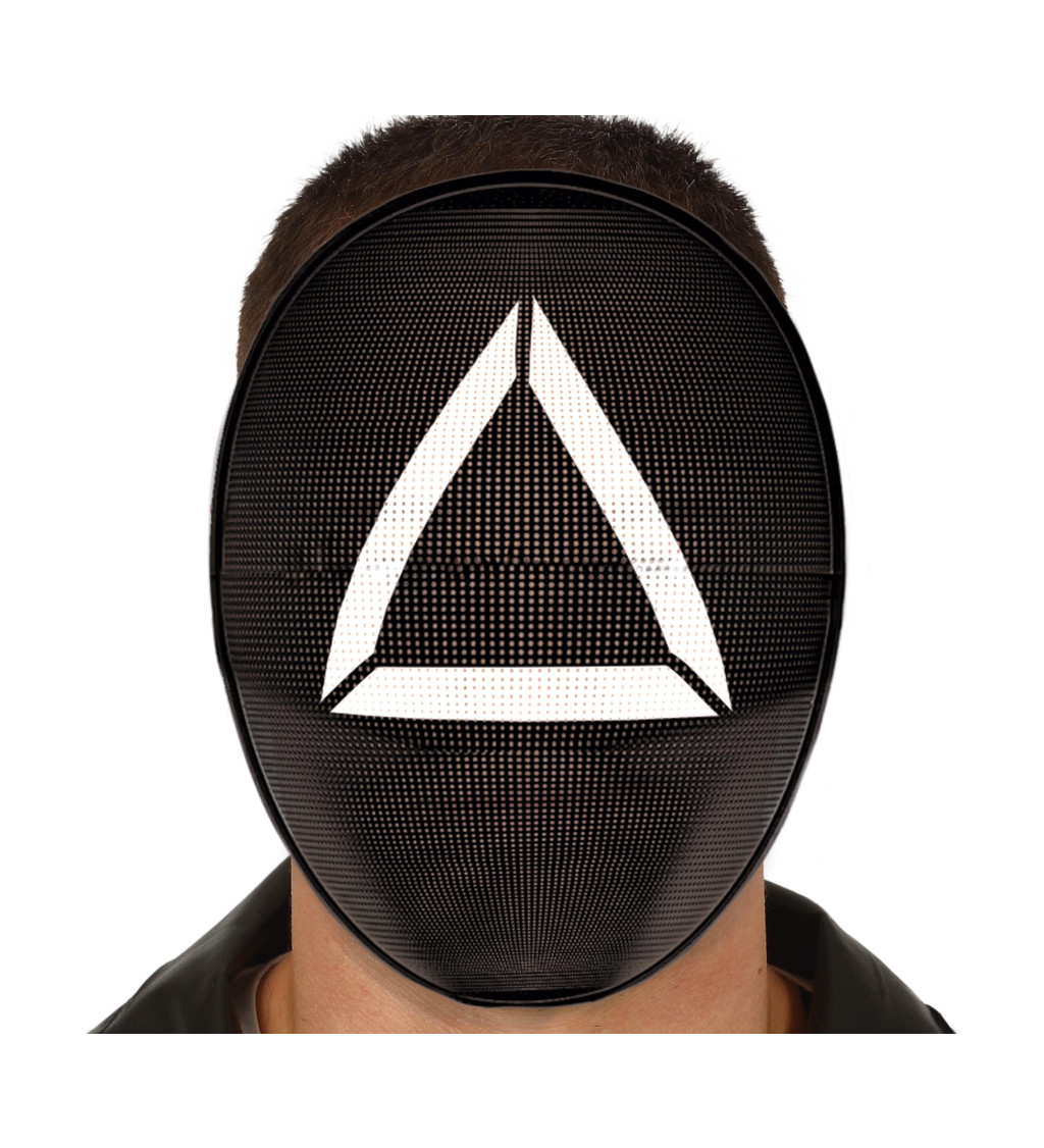 Maska hráč trojúhelník