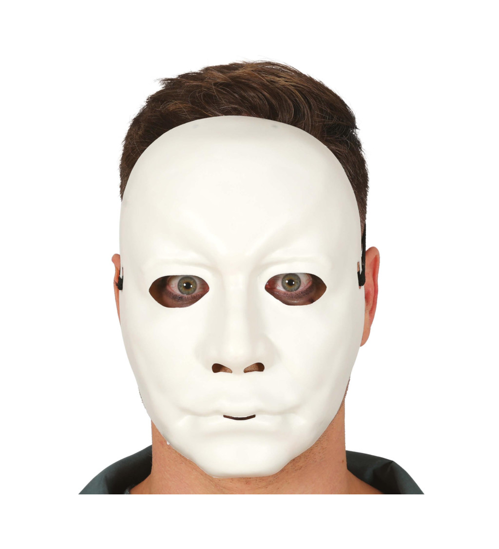 Bílá hororová maska
