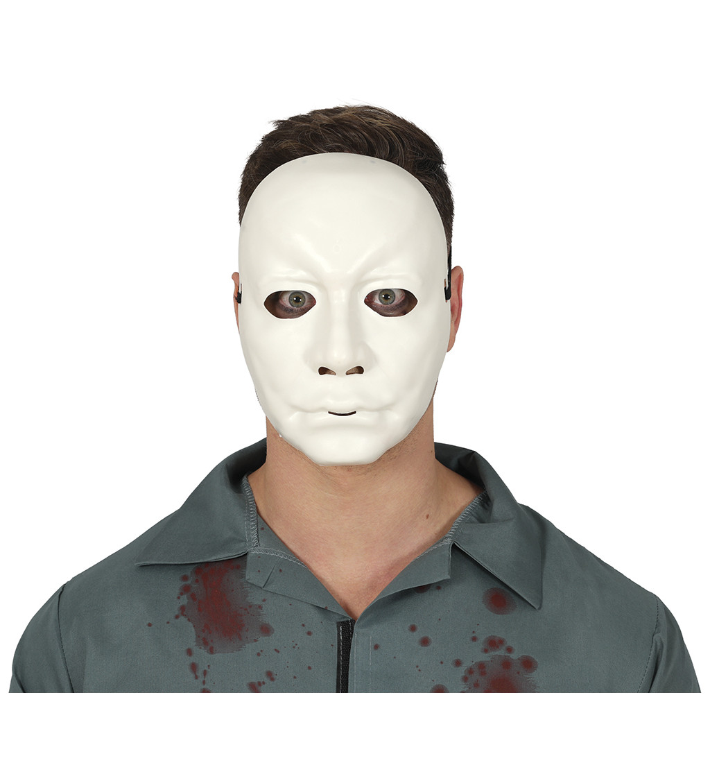 Bílá hororová maska