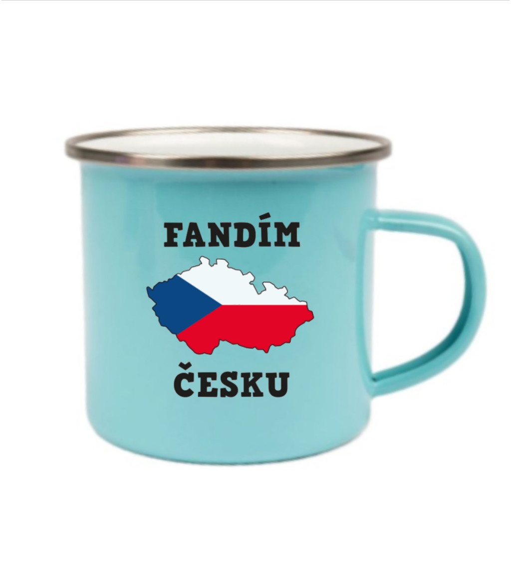 Plecháček modrý - Fandím česku