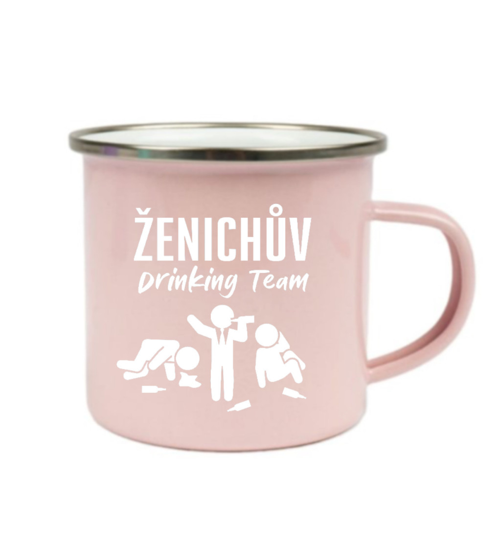 Plecháček růžový - Ženichův drinking team