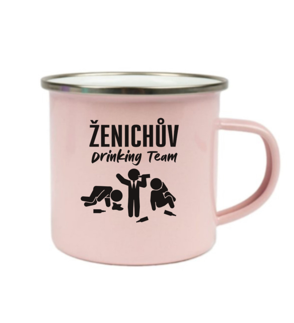 Plecháček růžový - Ženichův drinking team