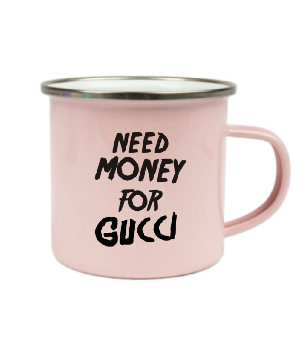 Plecháček růžový - Need money for Gucci