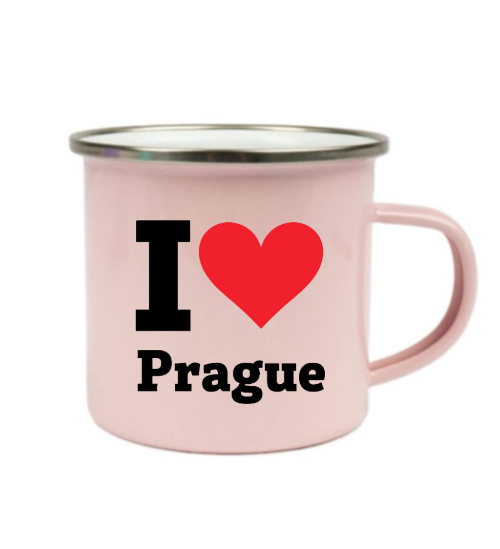 Plecháček růžový - I love Prague