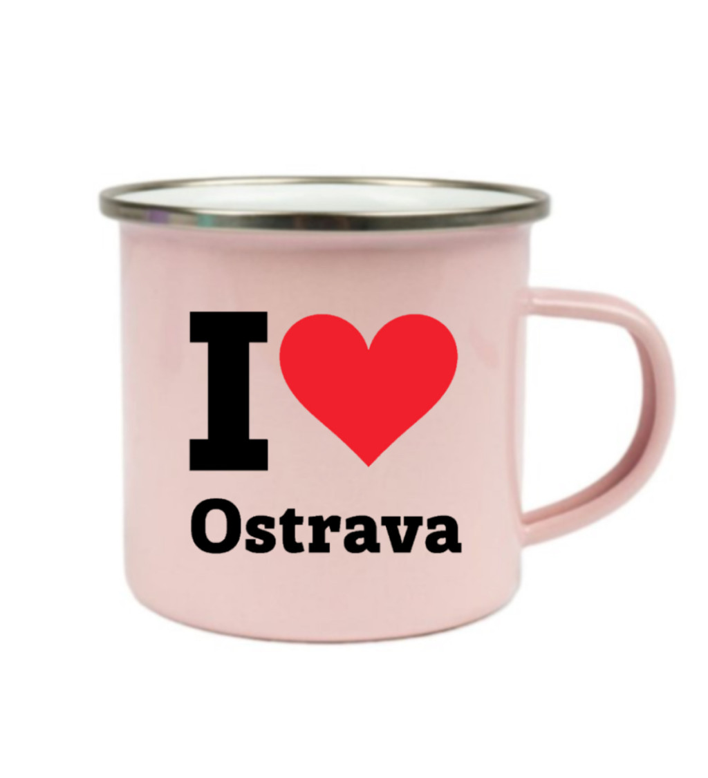 Plecháček růžový - I love Ostrava