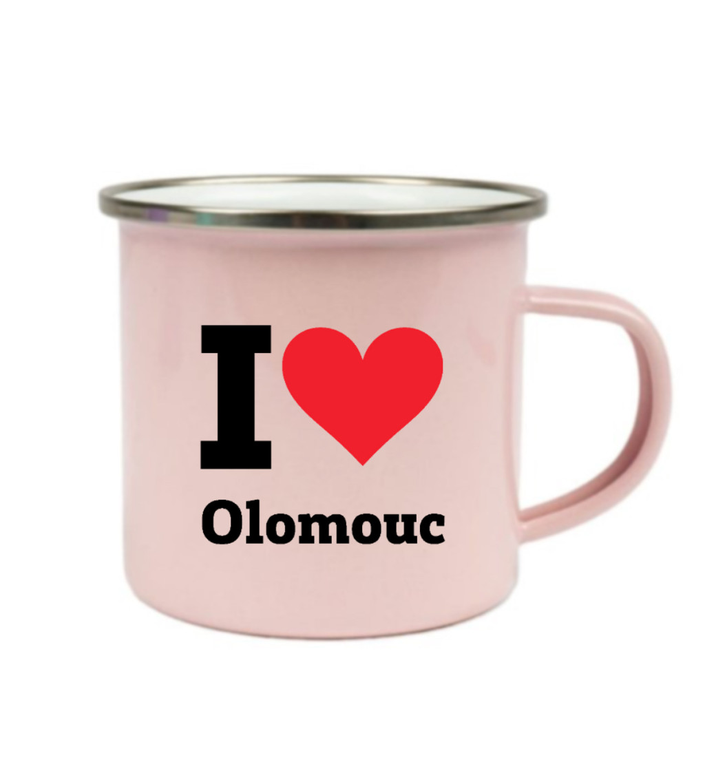 Plecháček růžový - I love Olomouc