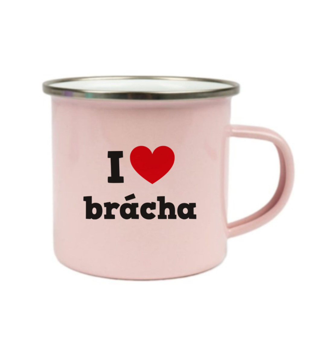 Plecháček růžový - I love brácha