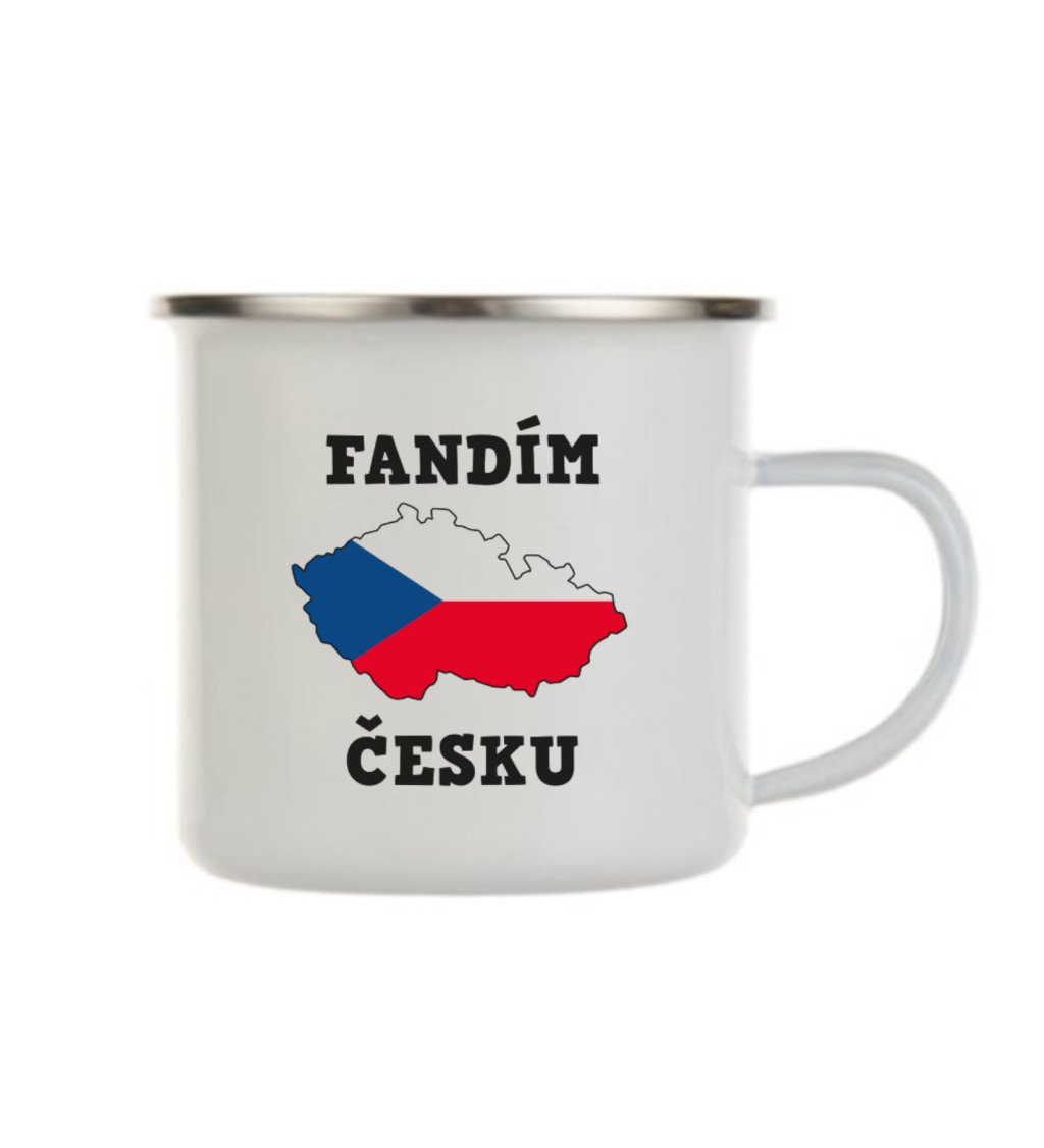 Plecháček bílý - Fandím česku