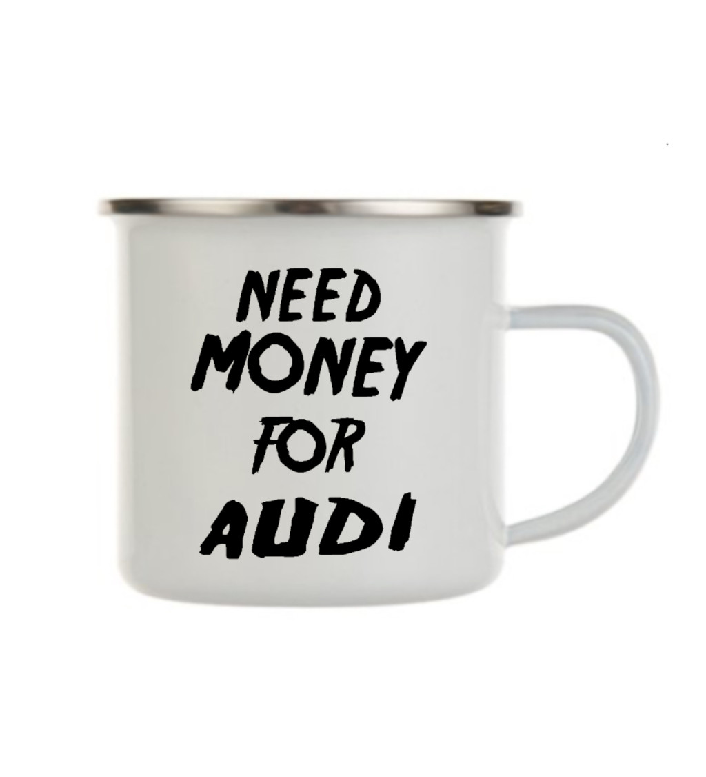 Plecháček bílý - Need money for audi