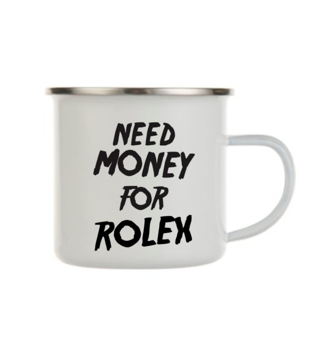 Plecháček bílý - Need money for Rolex