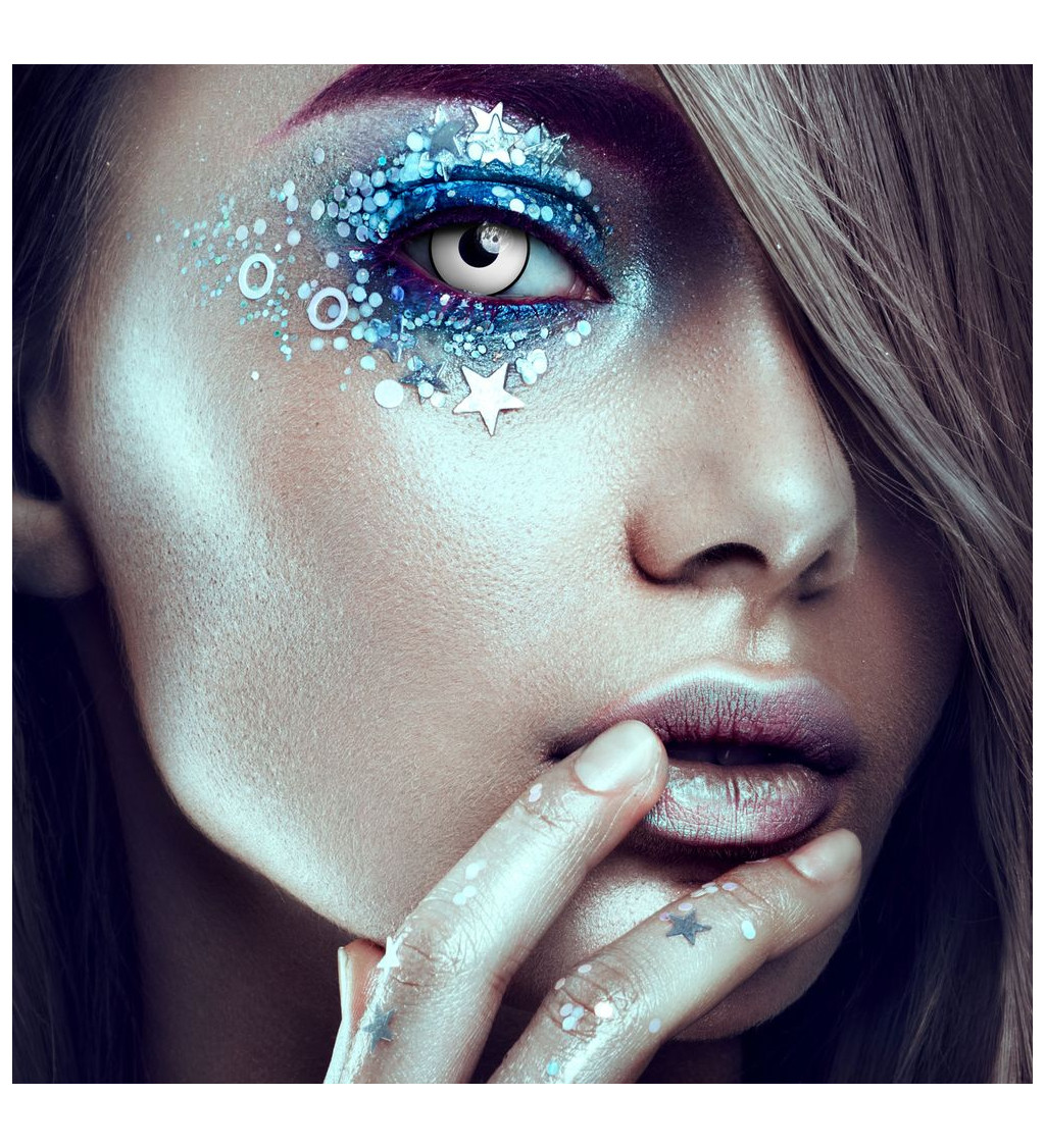 Kontaktní čočky jednodenní Skull