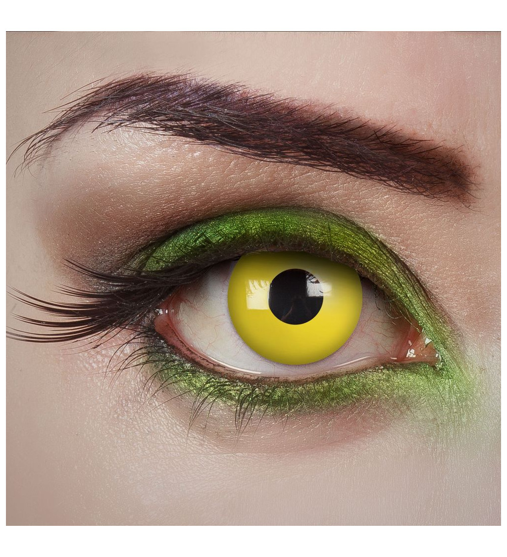 Kontaktní čočky jednodenní žluté