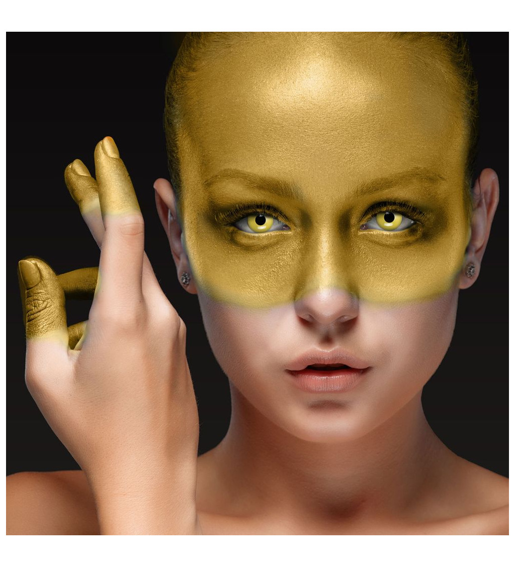 Kontaktní čočky jednodenní žluté