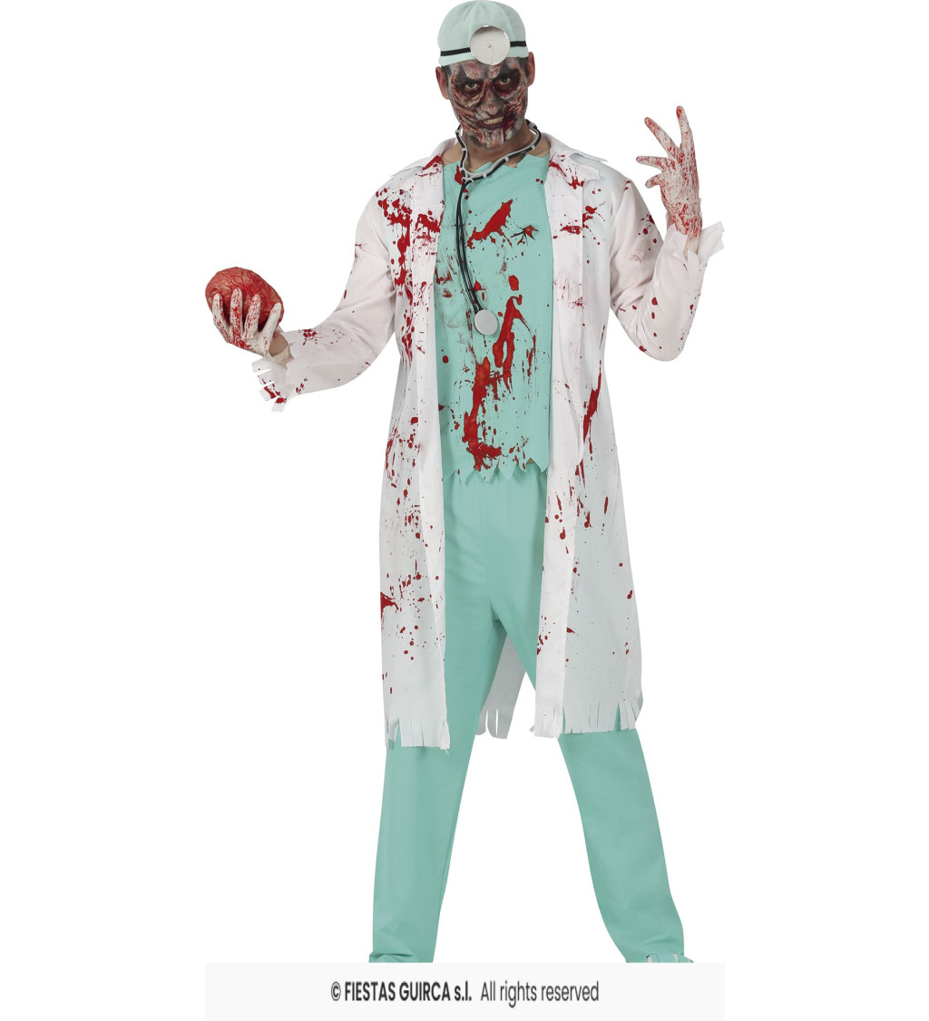 Pánský kostým - Doktor zombie