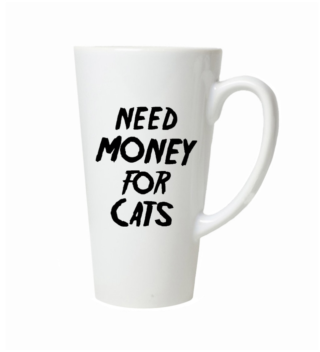 Latte hrnek - Need money for cats