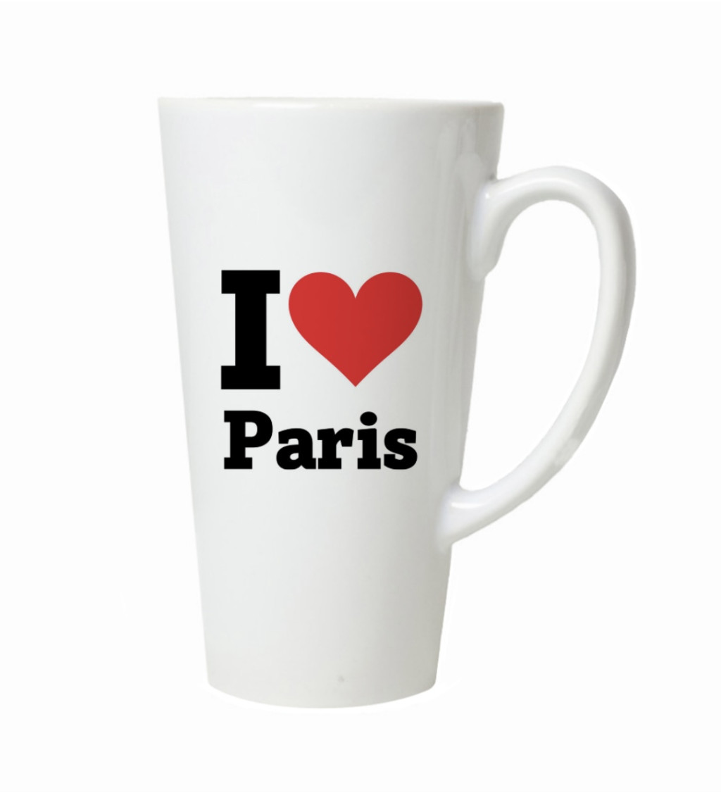 Latte hrnek - I love Paris