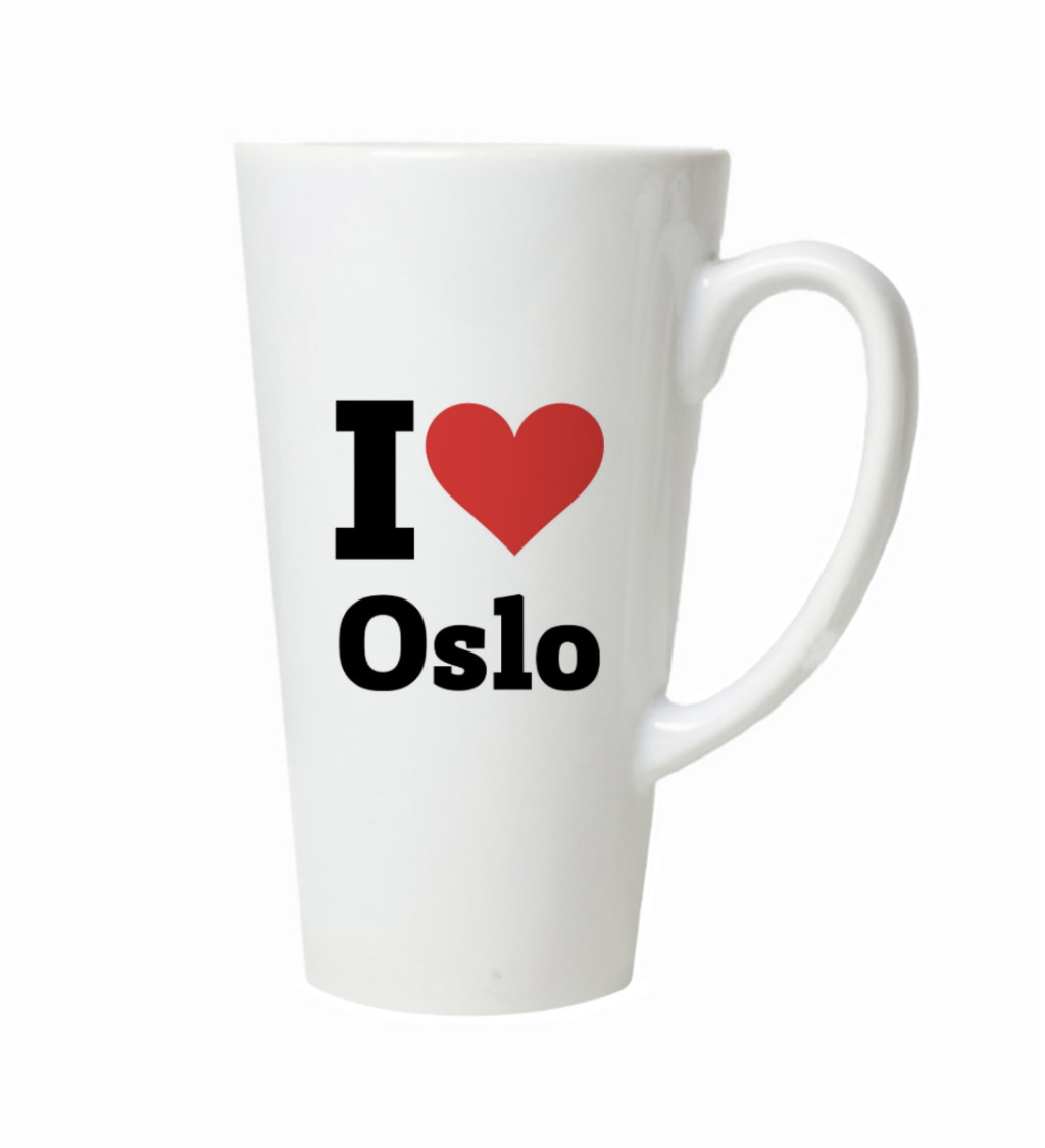 Latte hrnek - I love Oslo