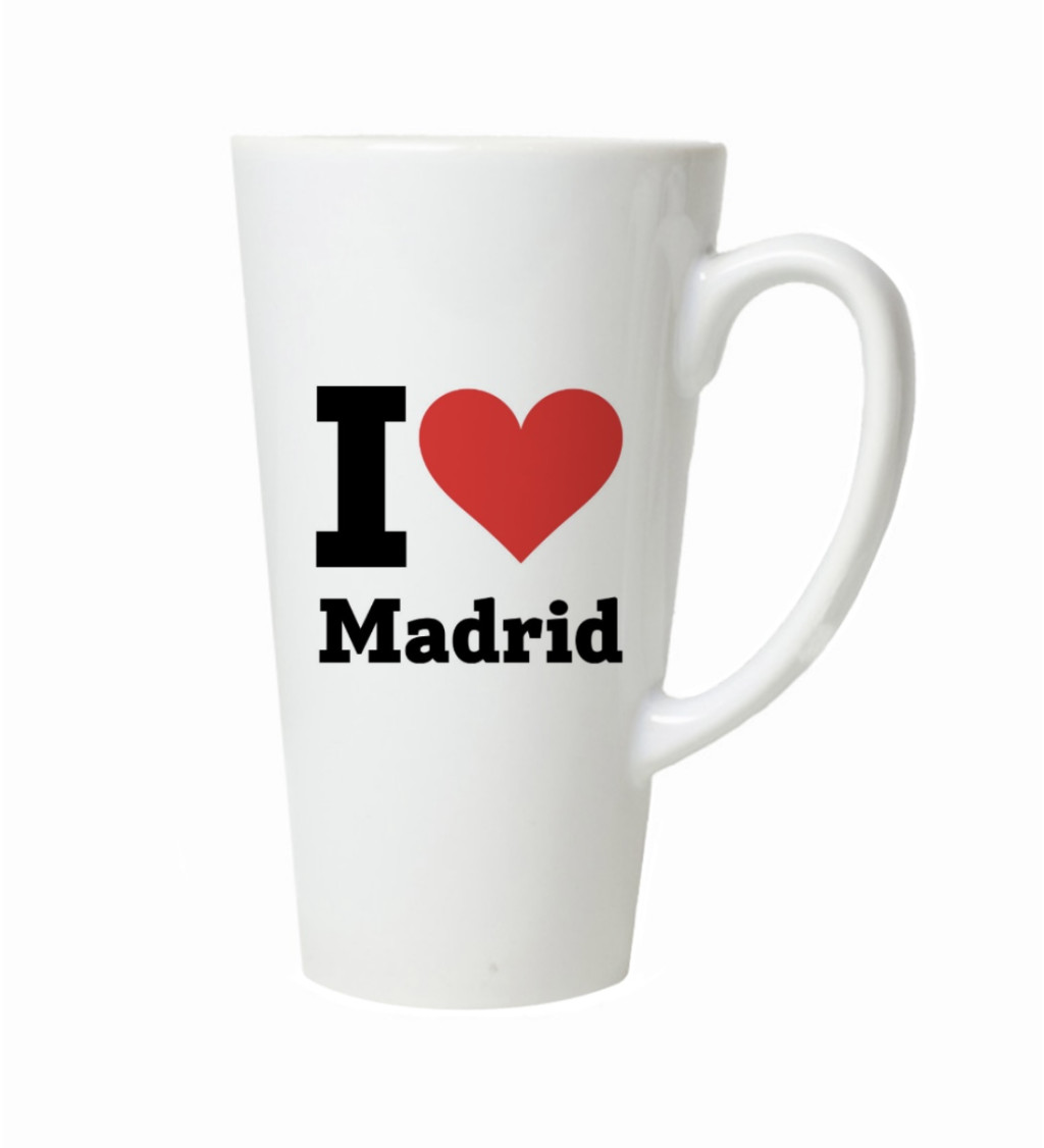 Latte hrnek - I love Madrid