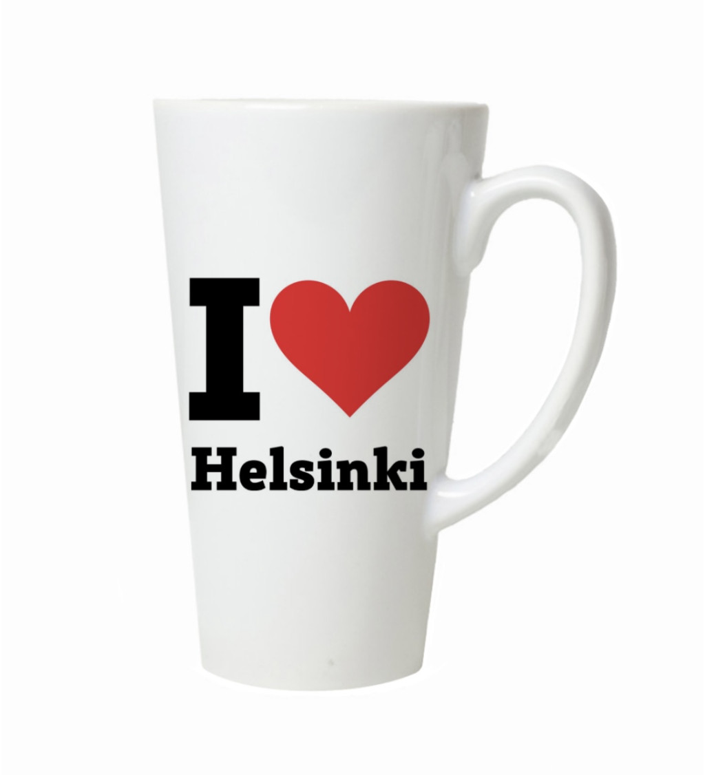 Latte hrnek - I love Helsinki