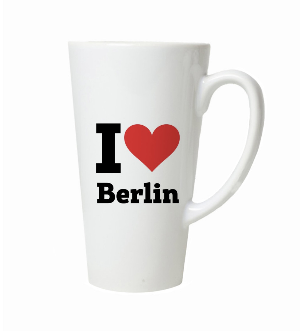 Latte hrnek - I love Berlin