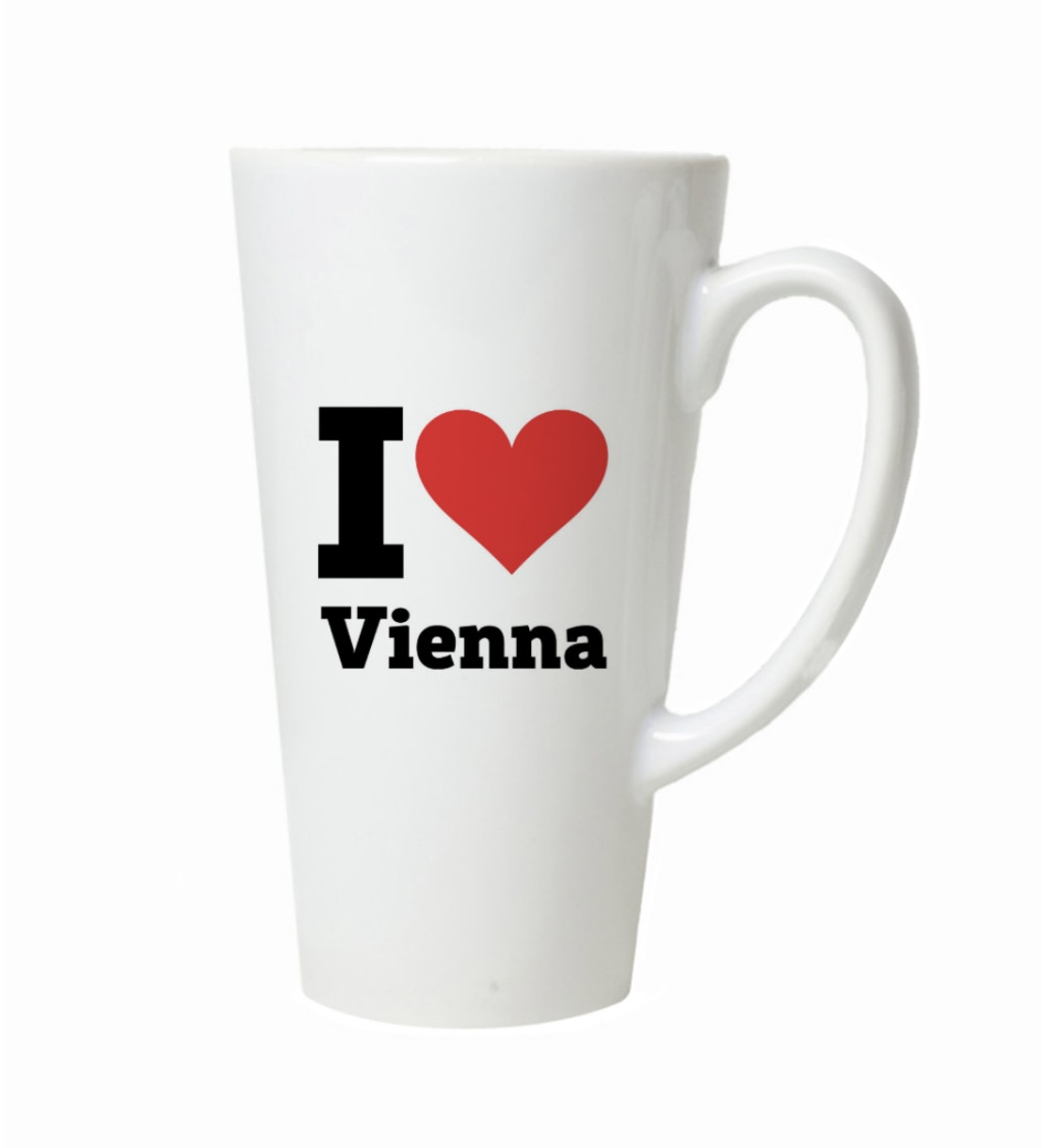 Latte hrnek - I love Vienna