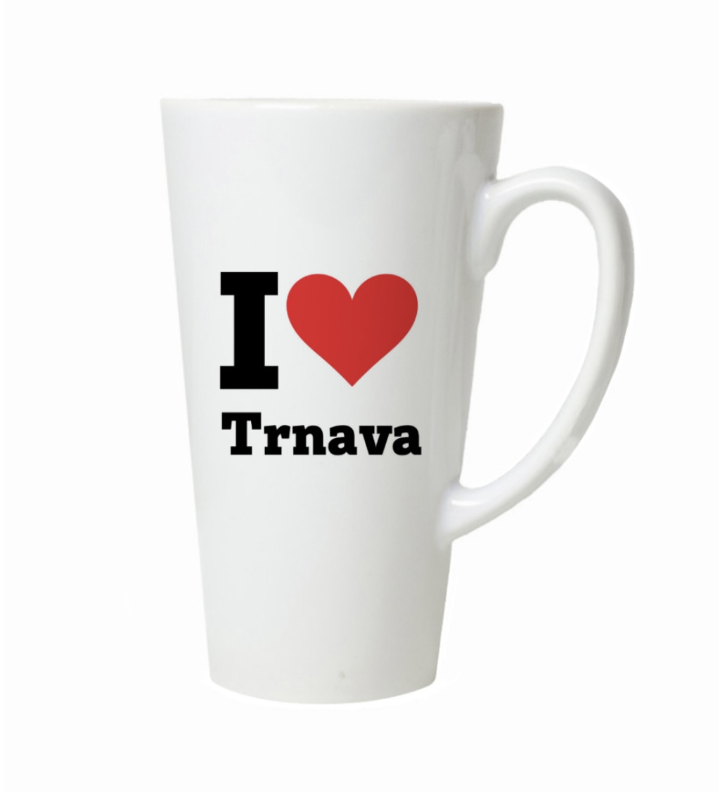 Latte hrnek - I love Trnava