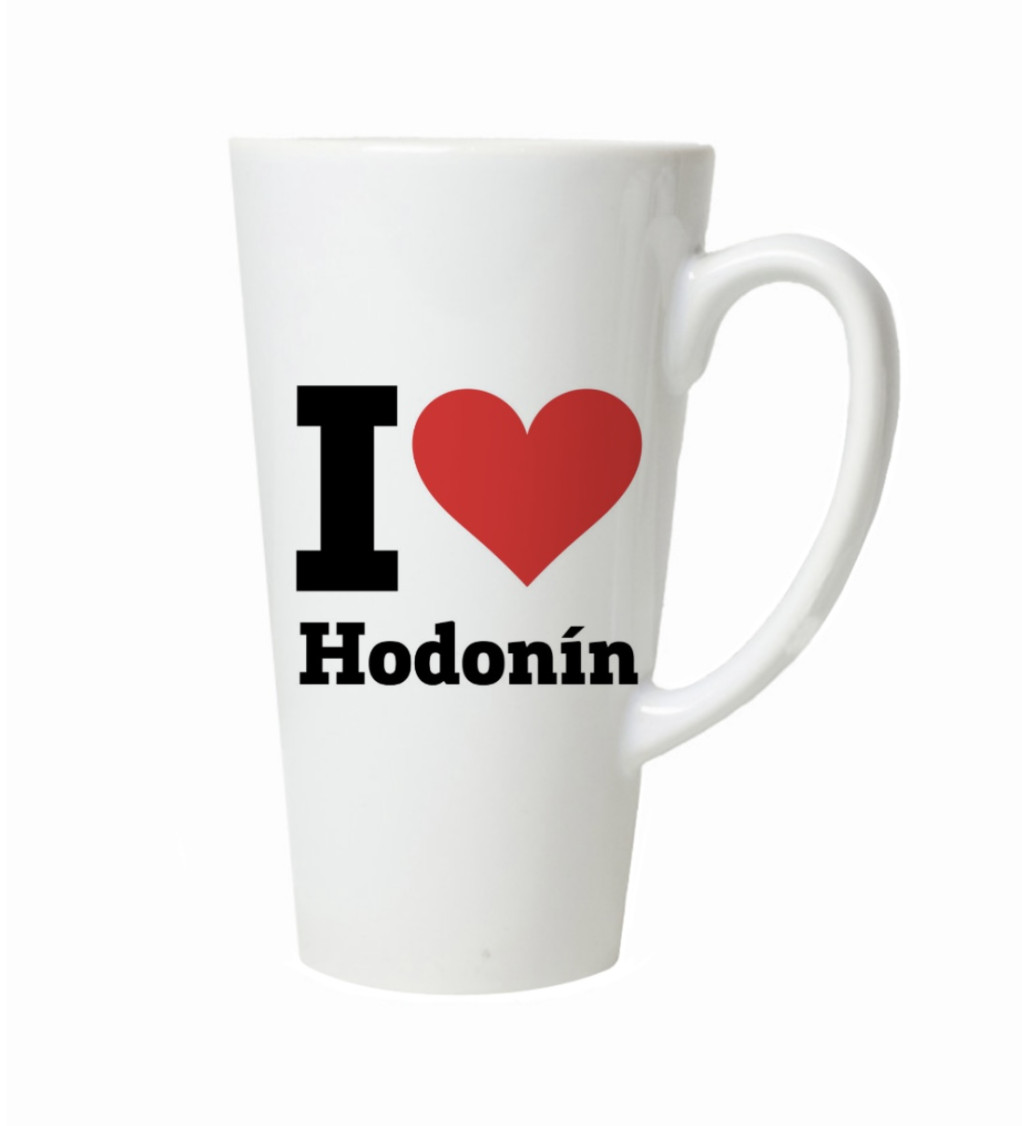 Latte hrnek - I love Hodonín