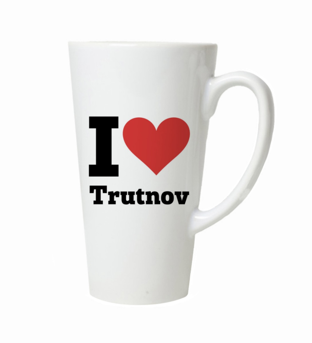 Latte hrnek - I love Trutnov