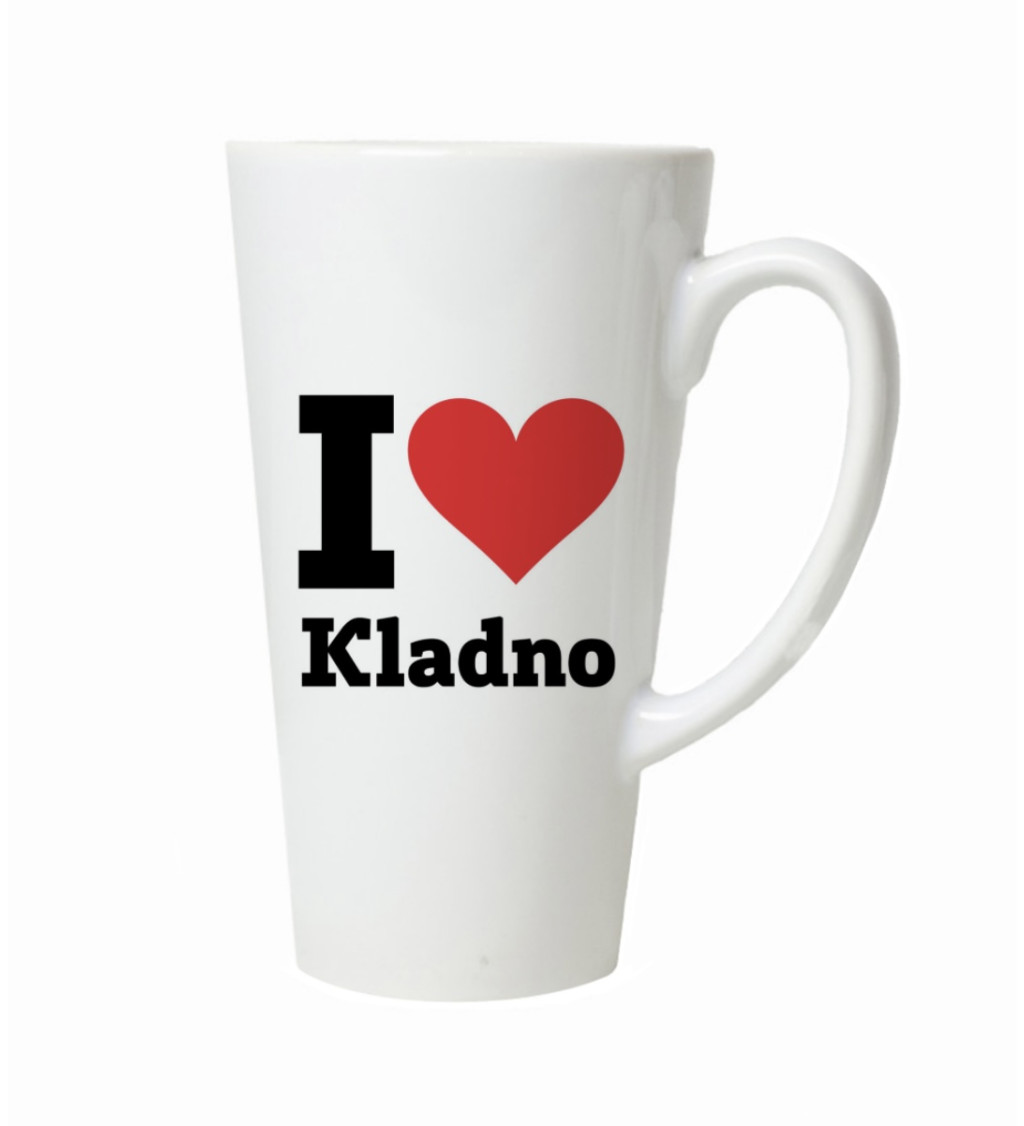 Latte hrnek - I love Kladno