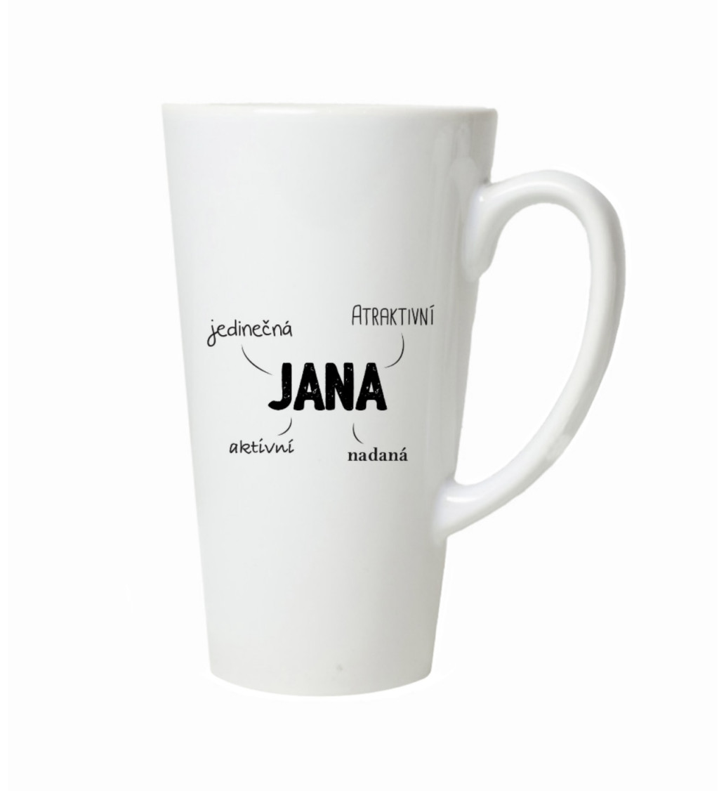 Latte hrnek - Jana