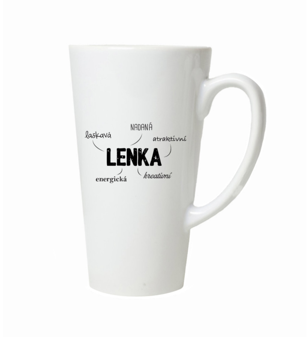 Latte hrnek - Lenka