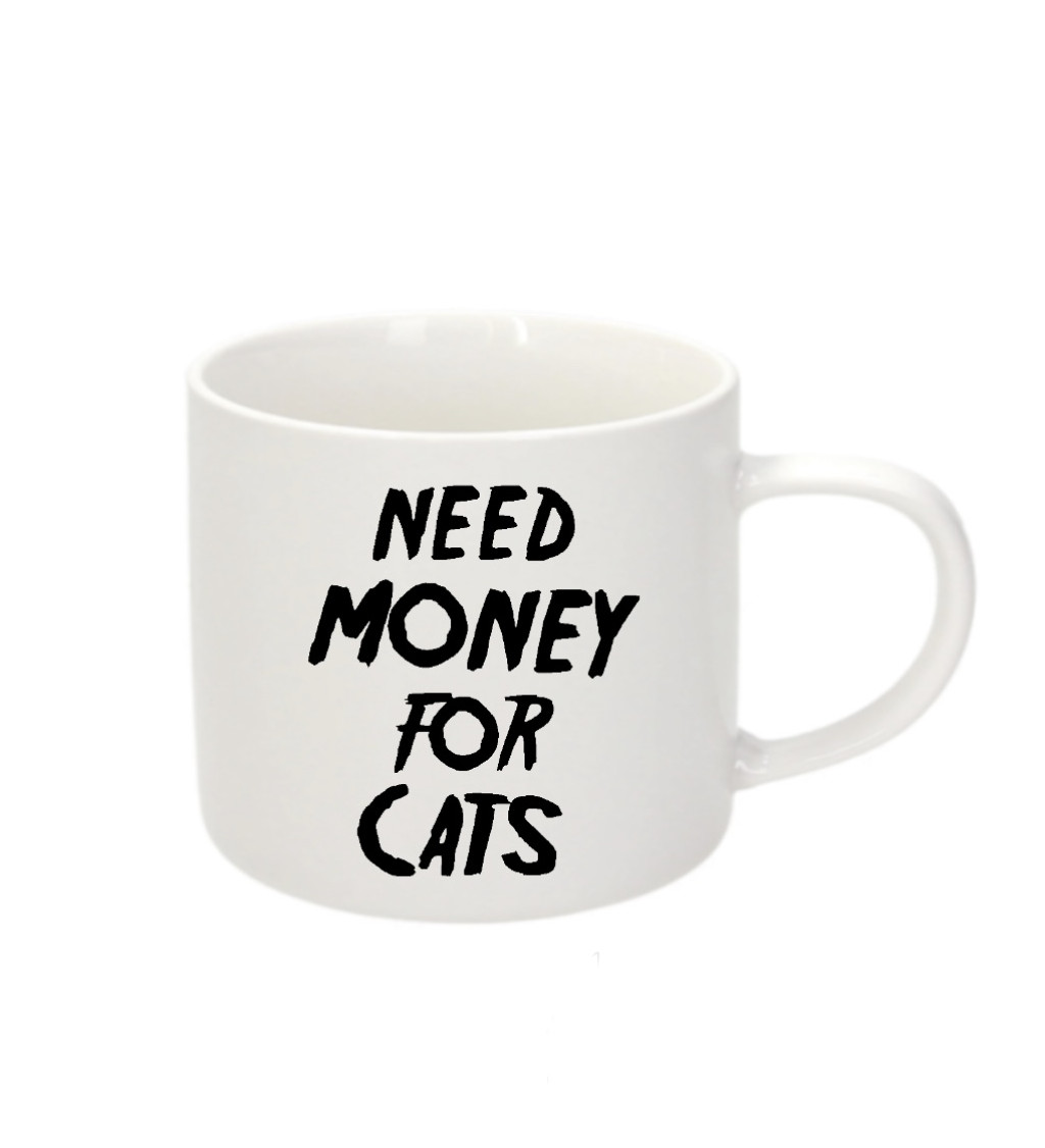 Espresso hrnek - Need money for cats