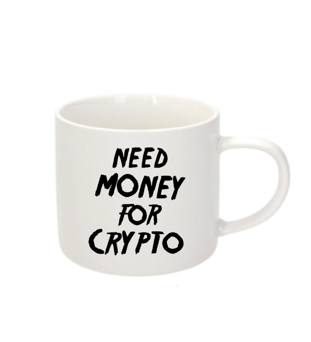 Espresso hrnek - Need money for crypto