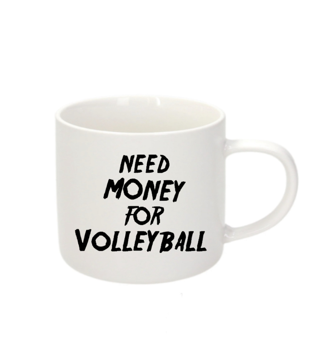 Espresso hrnek - Need money for volleyball