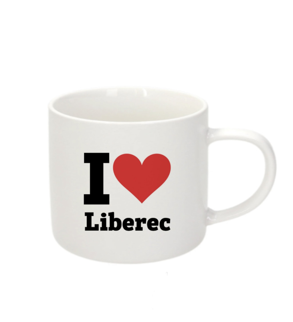 Espresso hrnek - I love Liberec