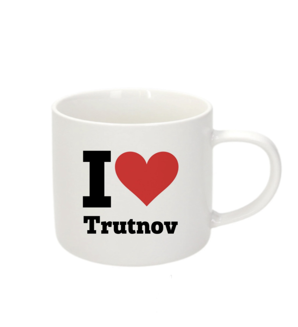 Espresso hrnek - I love Trutnov