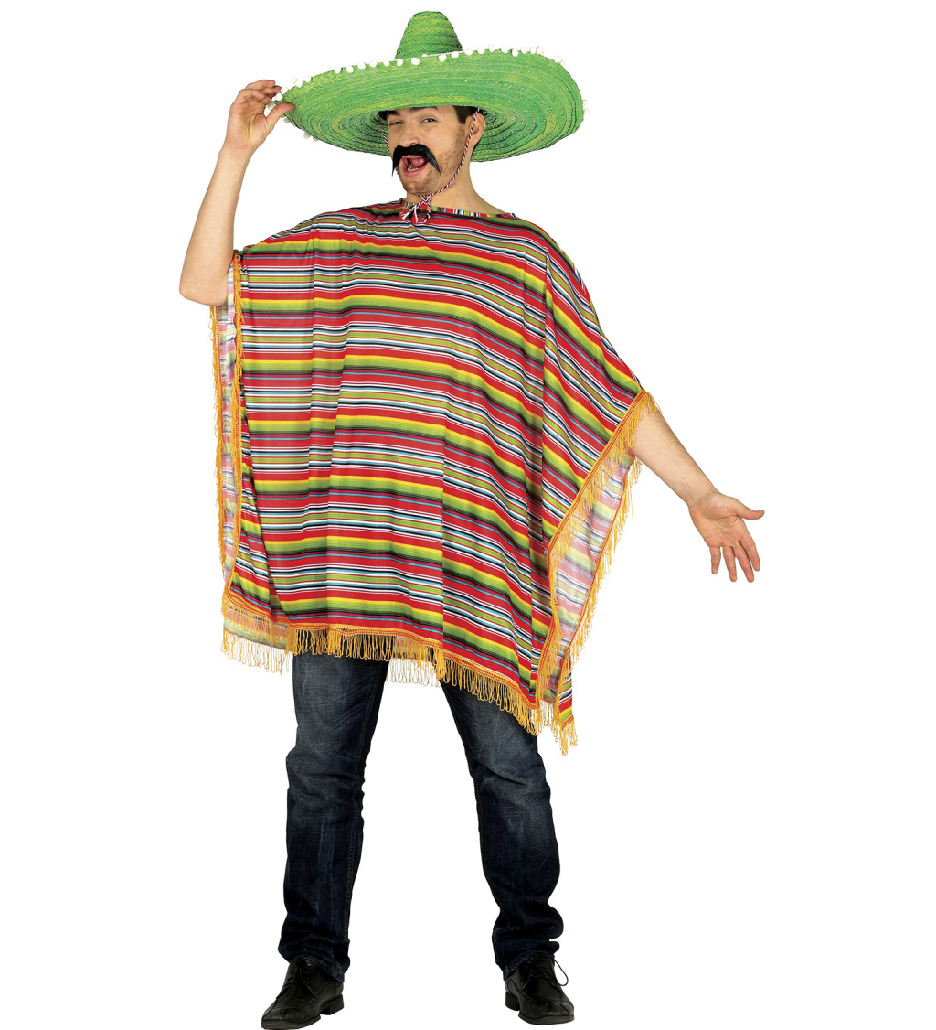 Pánský kostým - Mexické poncho