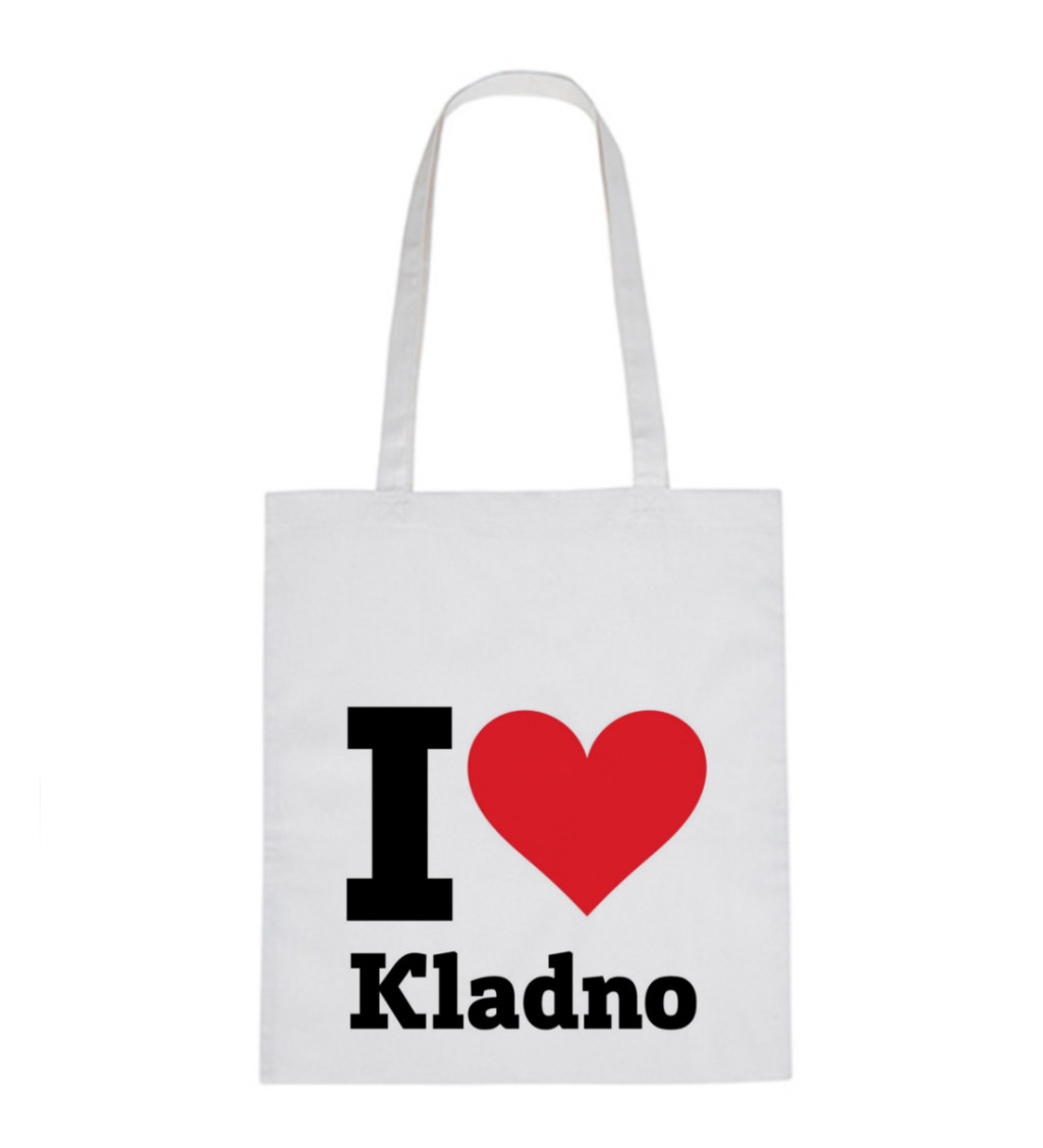 Plátěná taška - I love Kladno