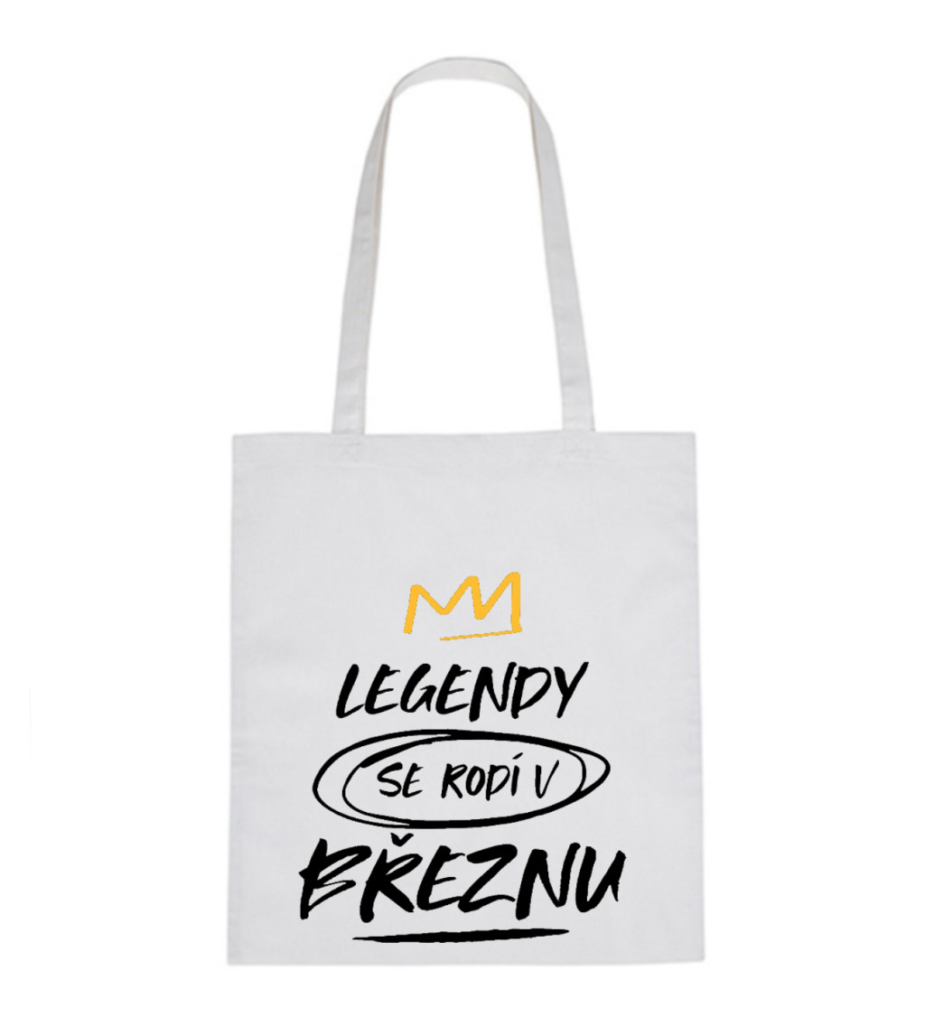 Plátěná taška - Legendy se rodí v březnu