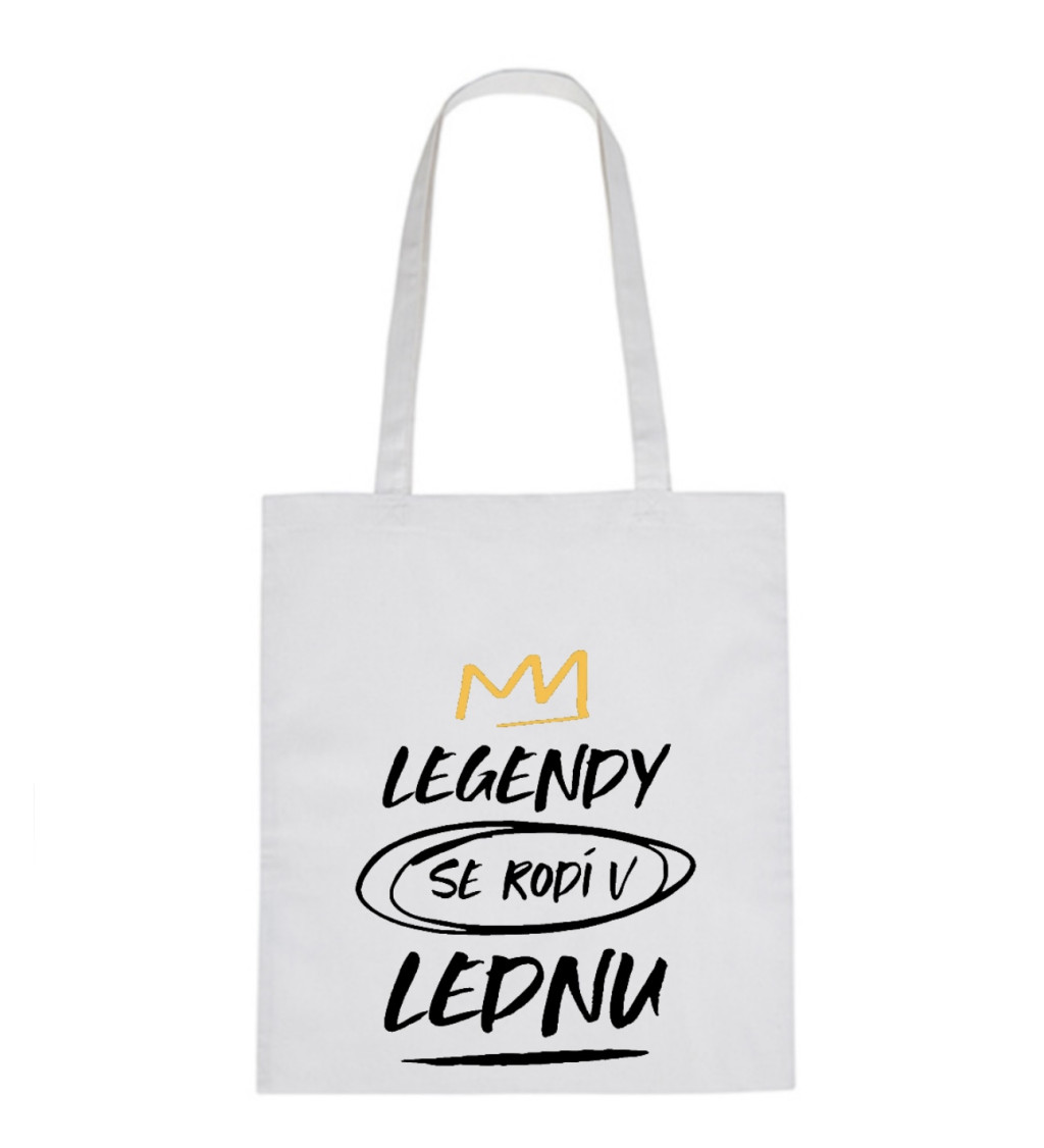 Plátěná taška - Legendy se rodí v lednu