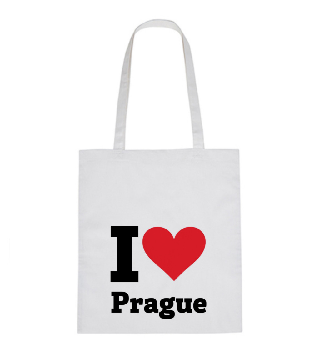 Plátěná taška - I love Prague