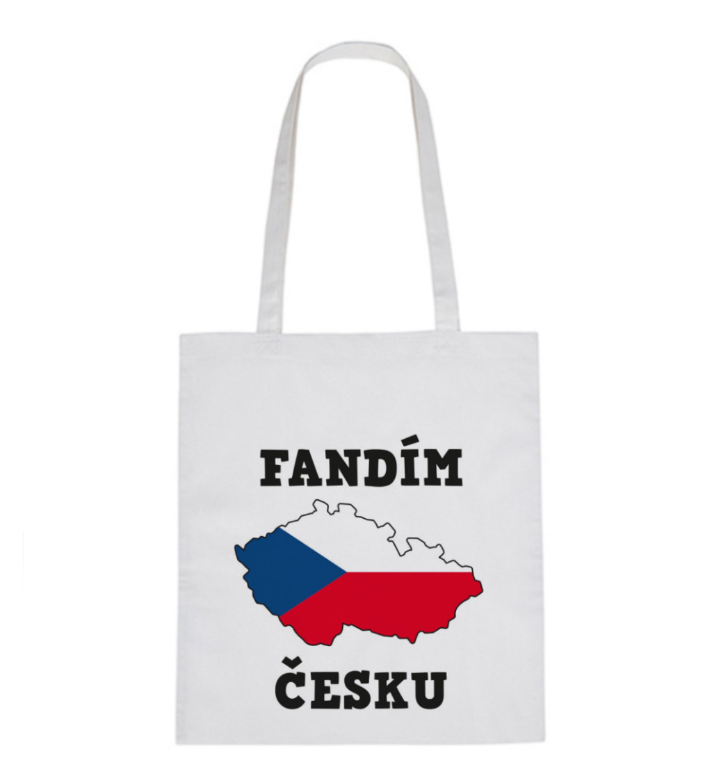 Plátěná taška - Fandím Česku