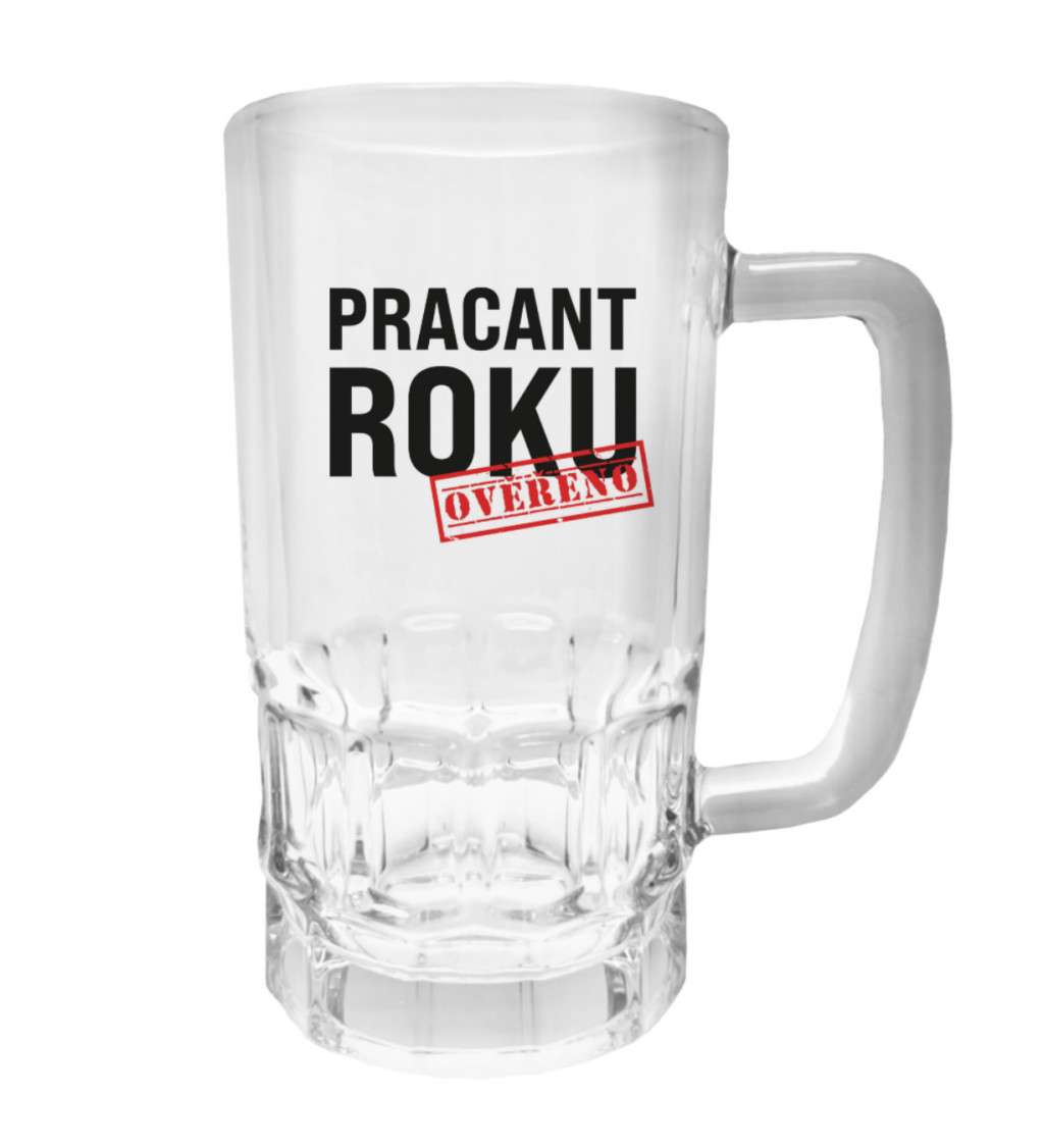 Půllitr s potiskem - Pracant roku