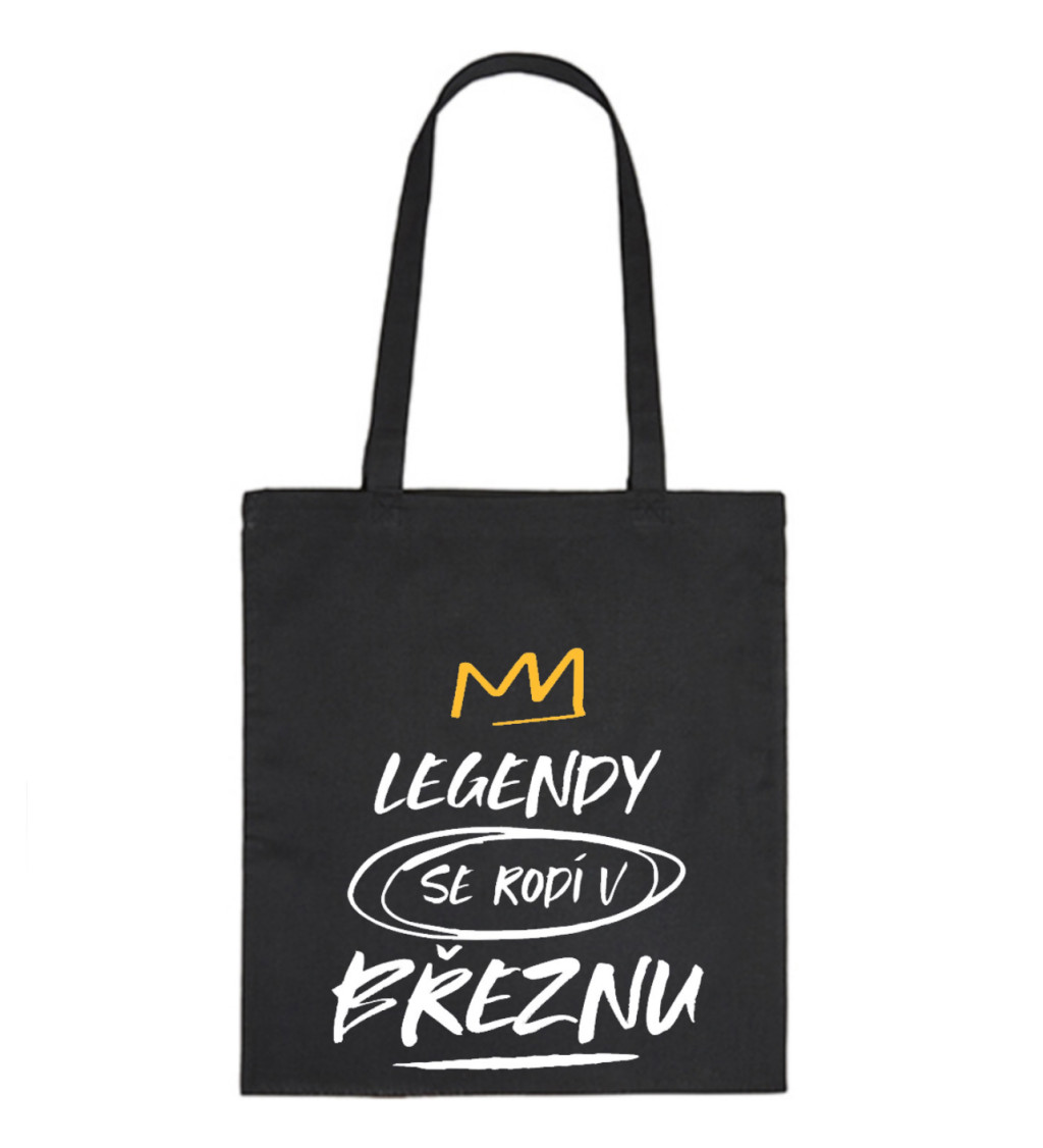 Plátěná taška - Legendy se rodí v březnu