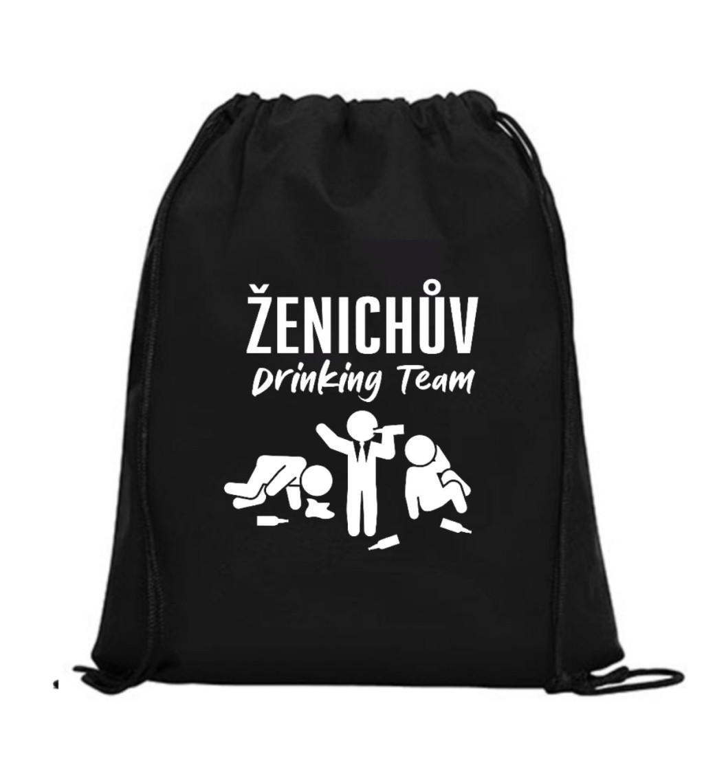 Vak na záda - Ženichův drinking team